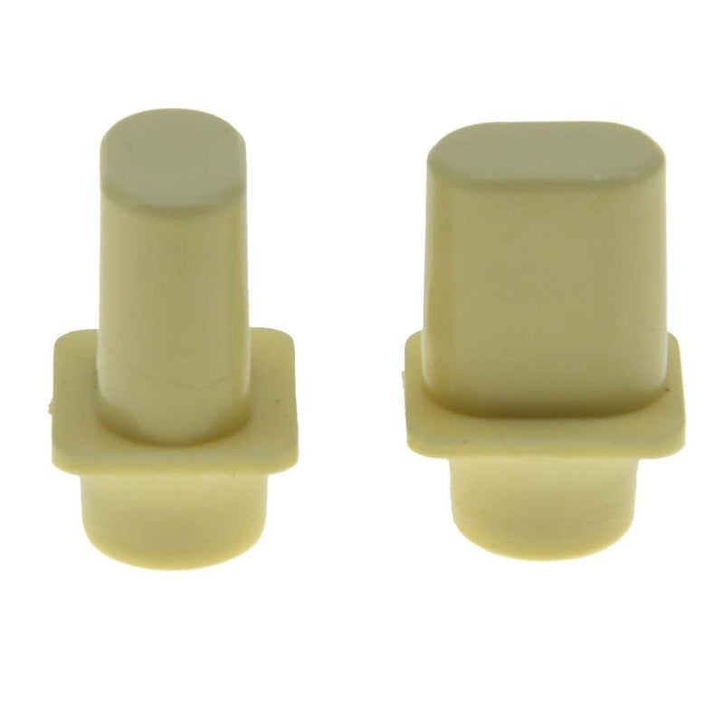KAISH Pack of 2 Ivory Vintage Top Hat Switch Tip 3 Way or 4 Way Pickup Selector Switch Knobs for USA Tele/Telecaster - Image 3